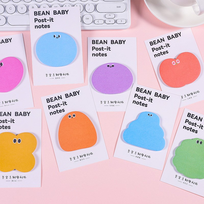 24 Blocs Sticky Notes Animaux Mignons Kawaii - 720 Feuilles Autocollantes Drôles Lapin Panda Chat Etc. - Idéal Études, Bureau, Cadeau Enfant
