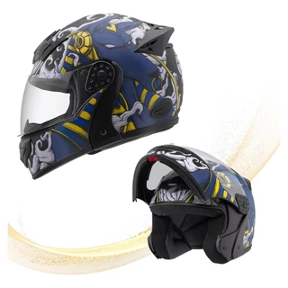 Capacete Robocop Escamoteavel Fechado Mixs Gladiator Anubis Pro Tork Envio Imediato Lancamento