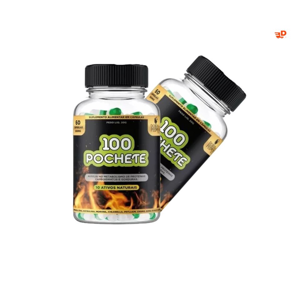  100 Pochete Suplemento Alimentar