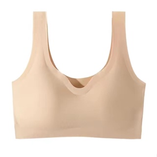 36 ~ 46 Anel Fino Não-Aço De Tamanho Grande Empurre Para Cima Soutien  Ajustável Plump Girls Simple Non-Magnetic Smooth Bra