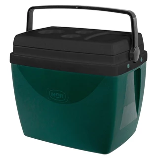 Caixa Térmica 34L Verde Escuro Com alça e Porta copos - Mor