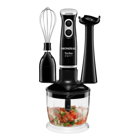 Mixer turbo mondial m-14 3 em 1 potencia 400w 60hz