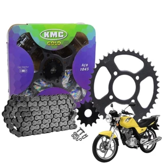 Kit Relacao Tracao Transmissao Suzuki Yes Intruder 125 2005 2006 2007 2008 2009 2010 2010 2011 2012 2013 2014 2015 2016 Com Retentor Original Kmc