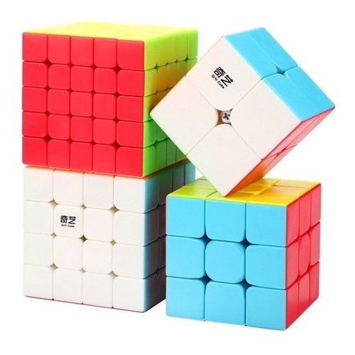 Kit Cubo Mágico Profissional Todas as Variações 3x3x3 4x4x4 5x5x5