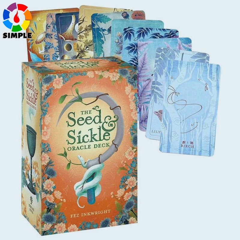 Tarot Deck Card Seed Sickle Oracle Deck Tarot Oracle Card | Shopee Brasil