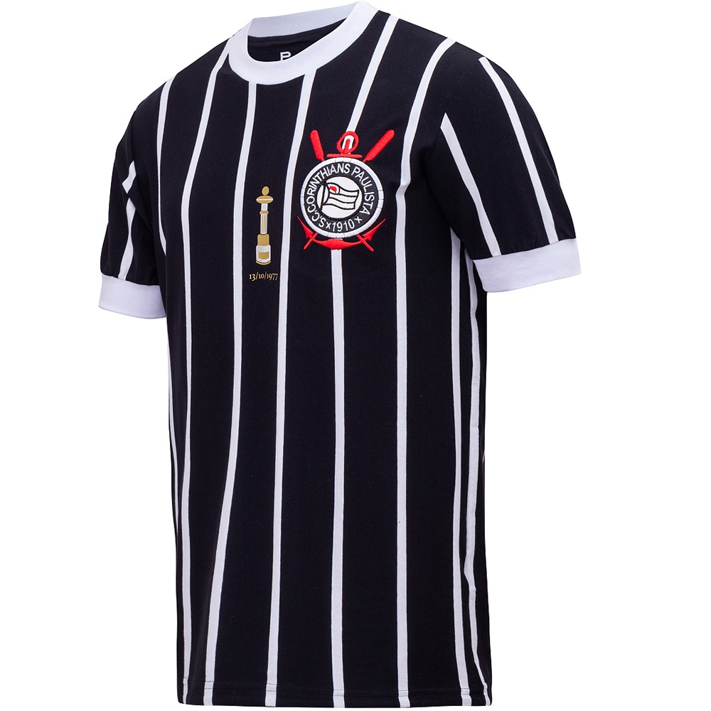 Camisa Retrô Corinthians 1977 Edição Especial Masculina