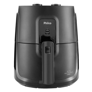 Fritadeira Elétrica Philco Air Fryer Gourmet Black Sem Óleo 4L