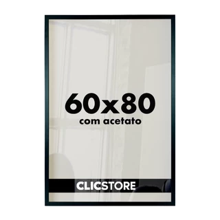 Moldura 60x80 Com Acetato Quadros Poster Foto Casa Parede Certificados Madeira Fundo MDF Decorativo Imagem Quarto Sala