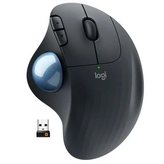 MOUSE TRACKBALL SEM FIO LOGITECH ERGO M575 PRETO