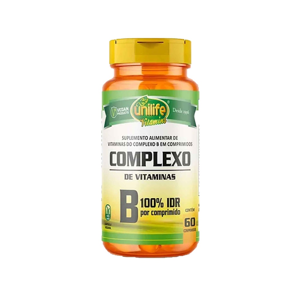 Kit 5x Vitamina Complexo B Unilife Vegana 500 Mg 300 Comprimidos ...