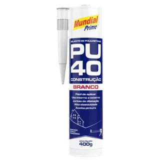 Selante Poliuretano para Construção PU40 Branco MUNDIAL PRIME em Oferta na Shopee