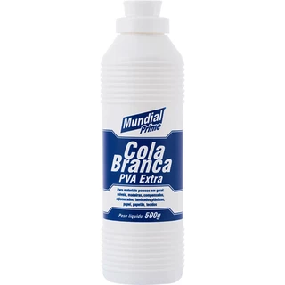 Cola Branca Extra 500 g MUNDIAL PRIME em Oferta na Shopee