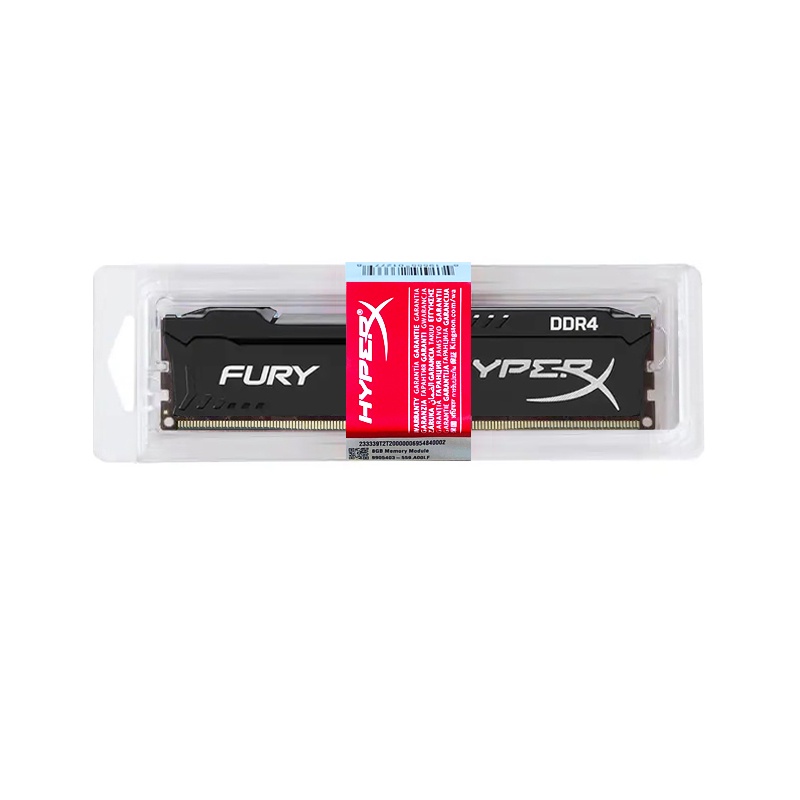 Kingston HyperX FURY DDR3 DDR4 1600MHZ 2400MHZ 2666MHz 8GB 16GB Memória RAM Para Desktop DIMM 288 Pinos
