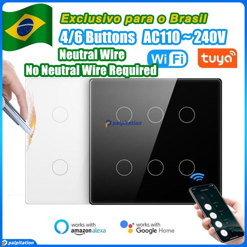 Smart Interruptor Wi-Fi Positivo Casa Inteligente, Configuração Livre de  Frustração, 1 Botão Touch, Branco - Compatível apenas com Alexa :  : Automotivo