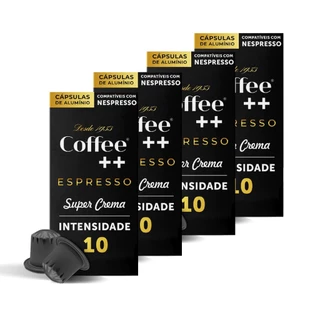 Capsula Para Nespresso Coffee Mais Intenso Super Crema - 40 unidades