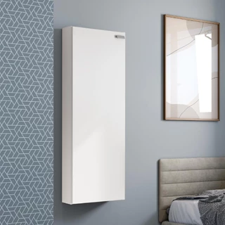 Armário Sapateira Utilitário 1 Porta Branco Carraro