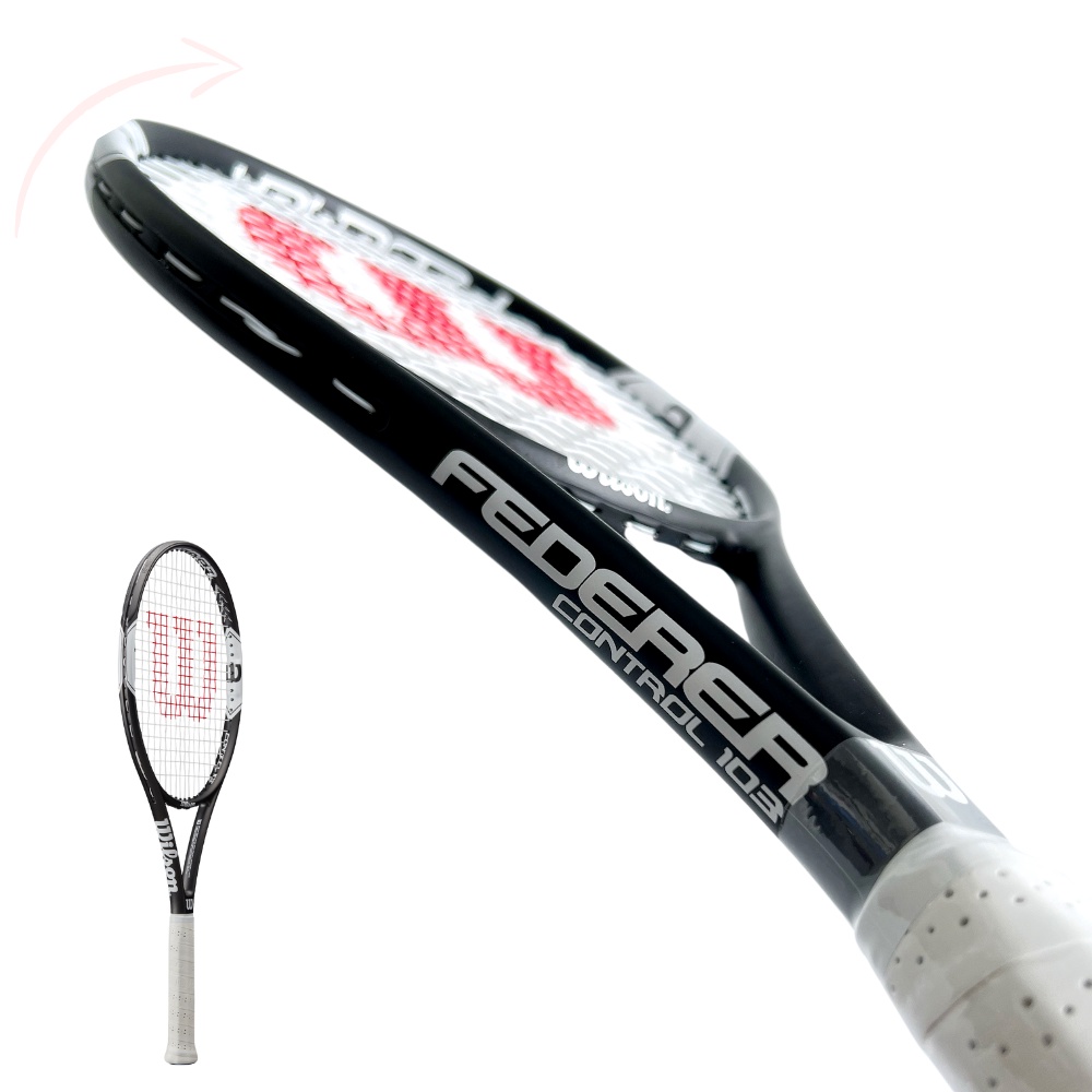 Raquette Wilson Federer - Technologie Cadre Volcanique - Taille 4 3/8 L3 - Bleu
