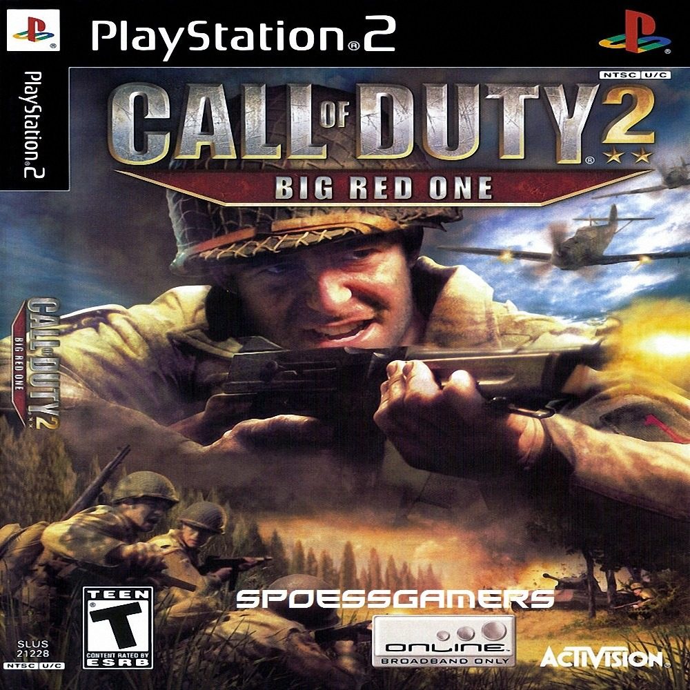 Call Of Duty 2 Big Red One Ps2 Desbloqueado Patch Shopee Brasil