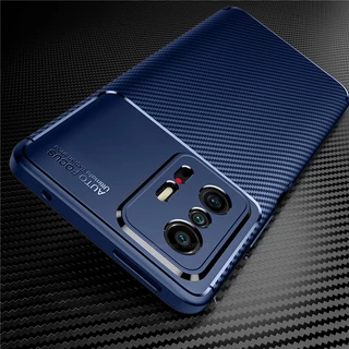 Fundas Xiomi 11T Pro Capa De Fibra De Carbono Fosca TPU Padrão Para Xiaomi11T Xiaomi Mi11T Mi 11T 11 T 5G Proteja O Coque