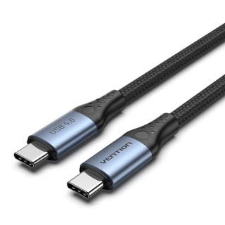 Cabo USB C 4.0 240W 40Gbps Thunderbolt 4 8K 60Hz 1m Vention