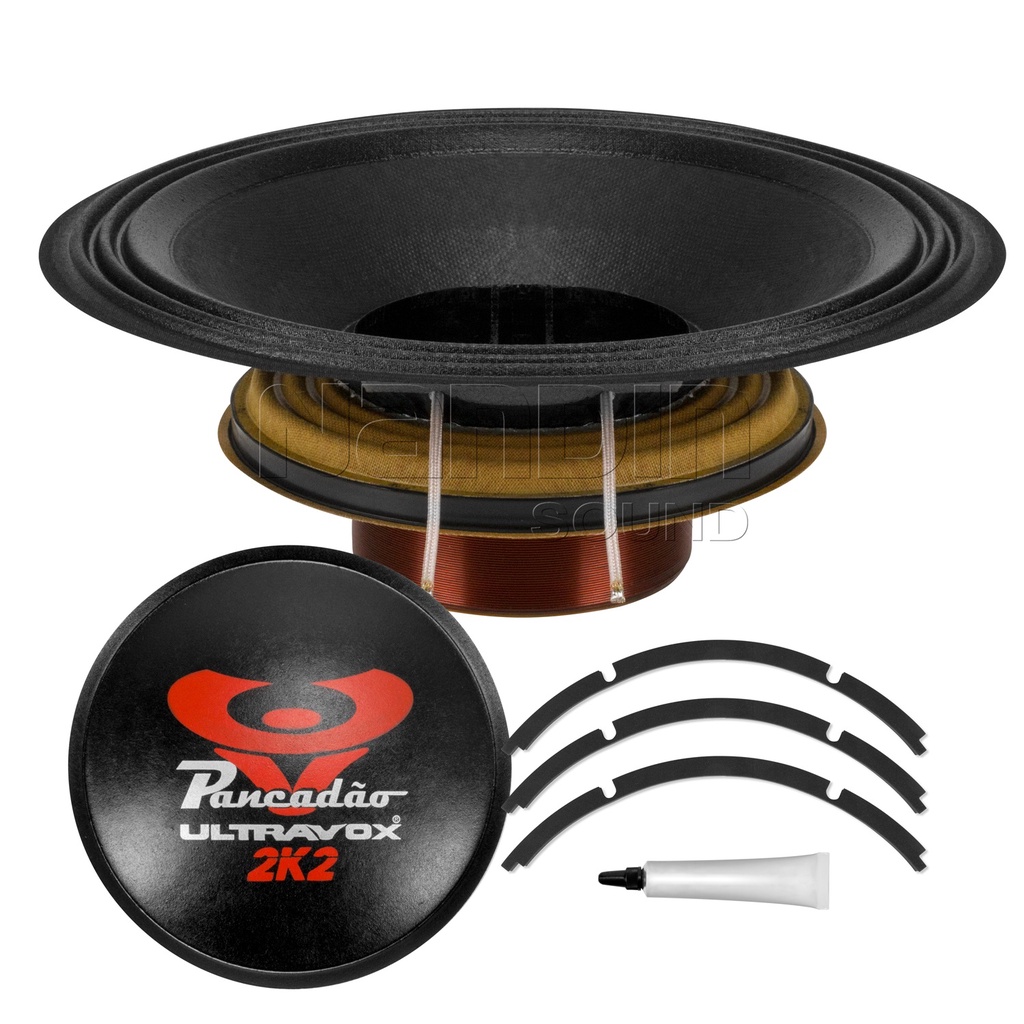 KIT REPARO ALTO FALANTE ULTRAVOX PANCADÃO 2K2 15 POLEGADAS