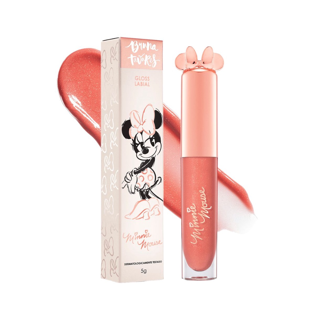 Gloss Minnie Mouse Bruna Tavares Collab Disney | Shopee Brasil