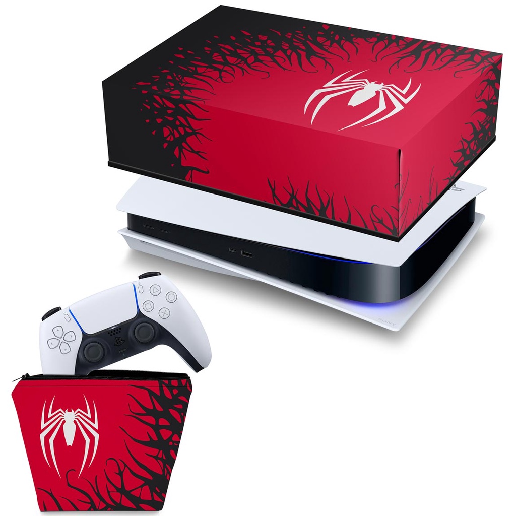 PS3 Fat Capa Anti Poeira - Homem Aranha - Pop Arte Skins