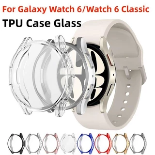 Capa Protetora De Tela De Silicone TPU Macia Para Relógio Samsung Galaxy 6 44MM 40MM No Watch6