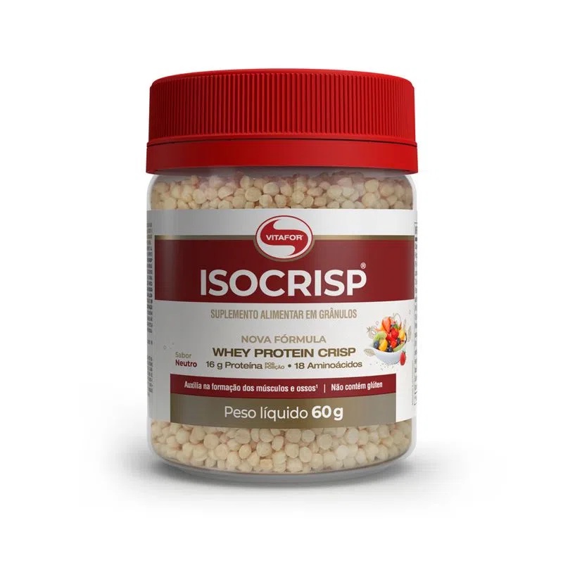 Isocrisp Whey Protein Crisp 60g Vitafor- Original