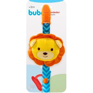 Prendedor De Chupeta Infantil Animal Fun Leãozinho 13146 - BUBA