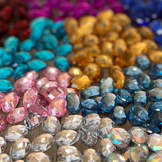 30 unidades Chaton Oval 10x14mm