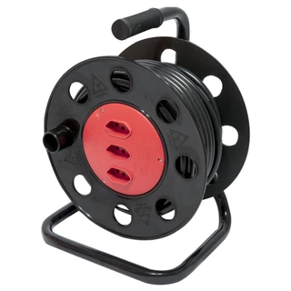 Carretel Com 3 Tomadas para Extensão Eletrica Até 40m Tripolar 3x2.5mm