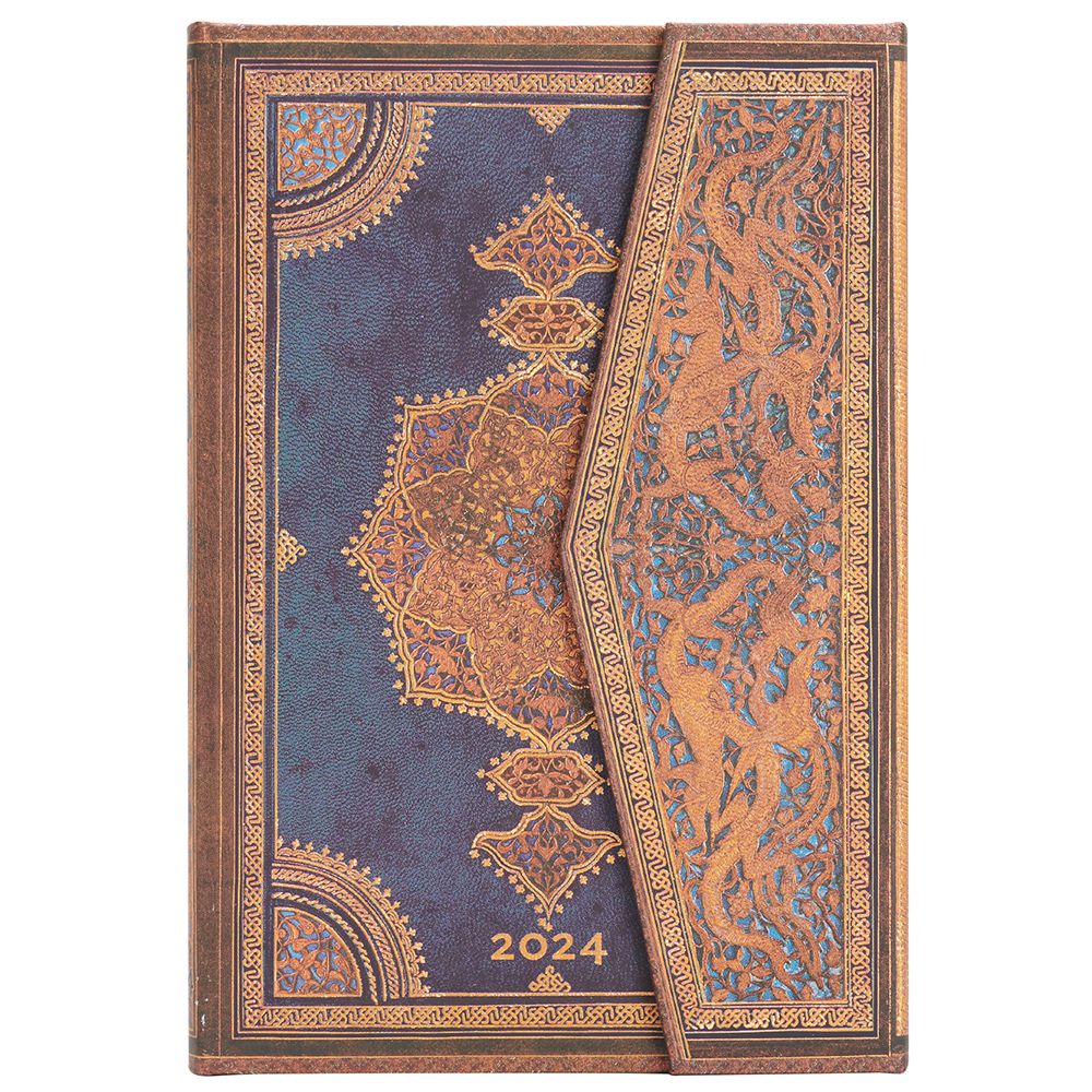 Agenda Paperblanks 2024 Mini Safavid Indigo Shopee Brasil