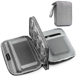 baona Travel Carrying Hard Disk Data Cable Gadget Organizer Case Telefone Carregador De Energia Do Banco Bolsa De Armazenamento