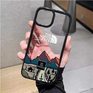 Moda North Road transparente escudo do telefone móvel para iPhone aplicáveliphone 11 12 13 14 Pro Max 11Promax XR XS Max 14plus 12pro 7 8 plusprotective shell