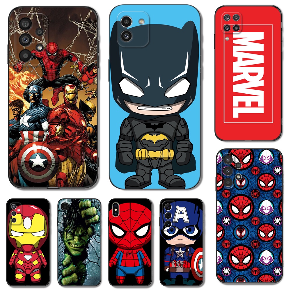 Estojo Para Samsung Galaxy A04 4G A14 A34 A54 5G Capa De Silicone Macia Telefone tpu Marvel Homem-Aranha