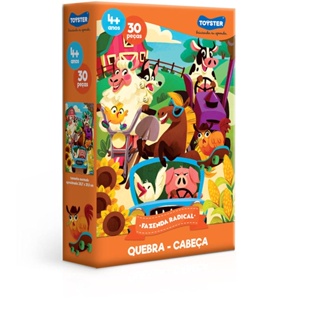 Quebra-cabeça Fazenda Radical 30 peças - Toyster