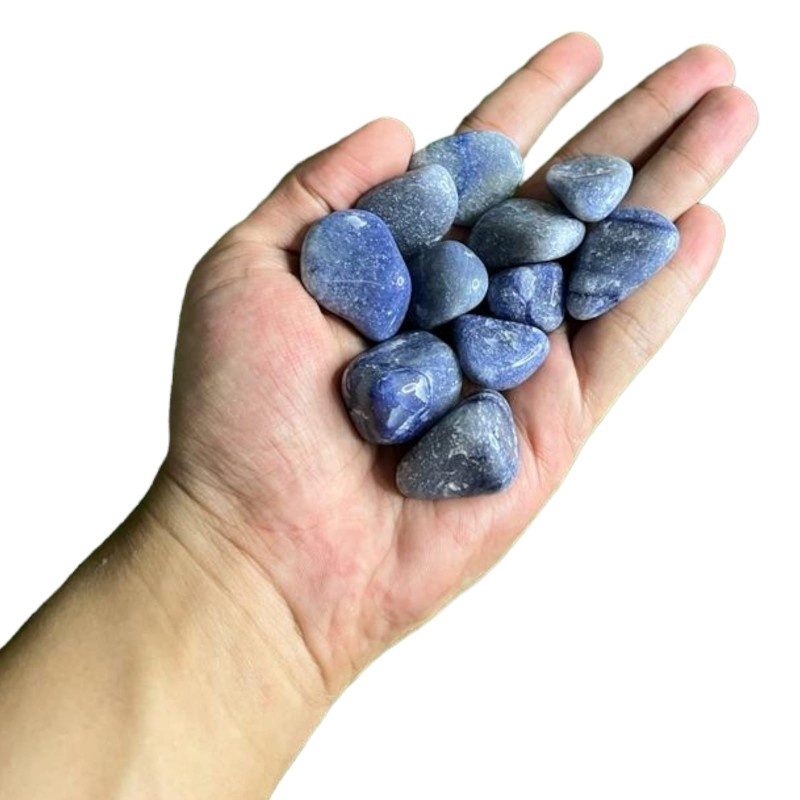 Pedra Rolada Quartzo Azul 2 A 3 Cm Pacote 200g Shopee Brasil 6025