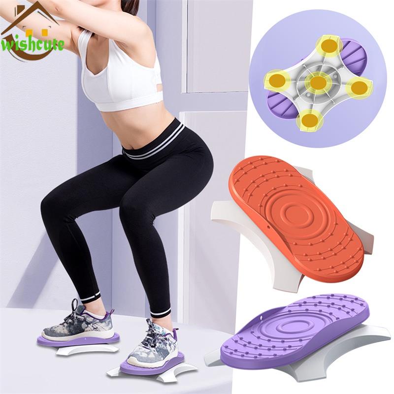 Syiyunran Esercizio Vita Torsione Disco - Rosa 1pc Twister Board Corpo Caviglia Aerobico Piede Fitness Magnete Balance Tavola Wist Board Risparmio Di Spazio E Facile Da Usare Massaggio