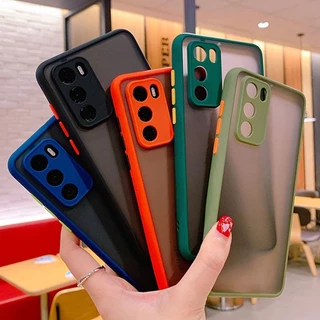 Capa Translúcida À Prova De Choque Da Câmera Proteção Lente Matte Case Para Samsung Galaxy A34 A54 A14 A72 A52 A52S A32 A22 A33 A53 A73 5G