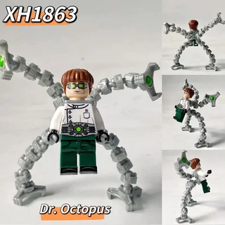 Dr . Octopus Mini Building Block Bricks Figuras De Tijolos Educativos Infantis