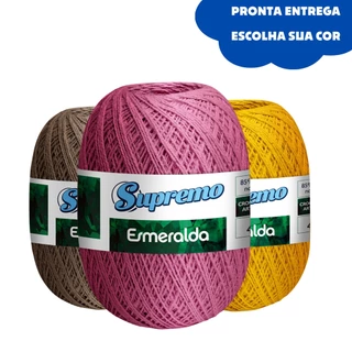 Barbante Supremo Esmeralda Fio 2 - 460 Metros (Mesma Espessura Anne) em Oferta na Shopee