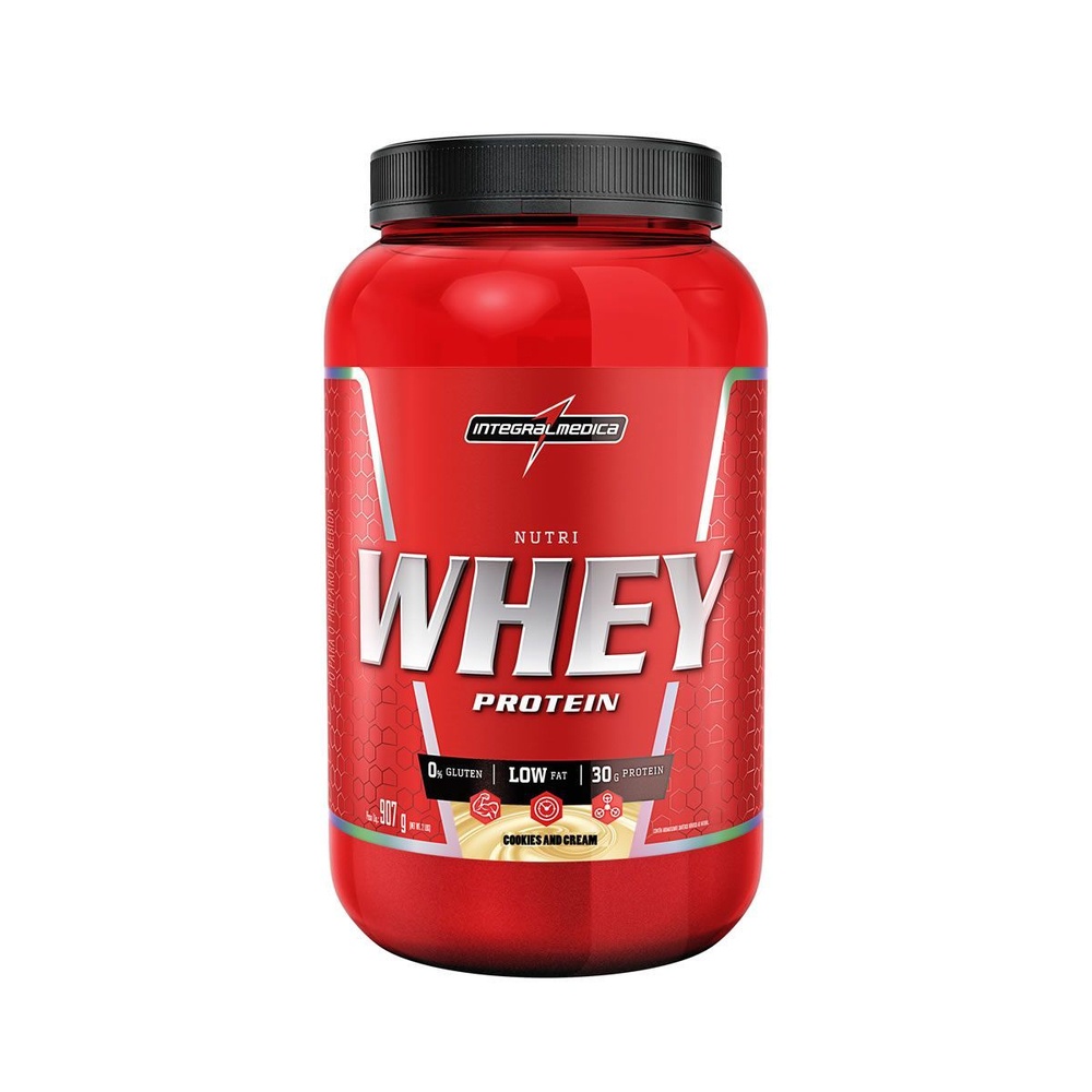 Nutri Whey Protein – 907g Cookies And Cream – IntegralMédica