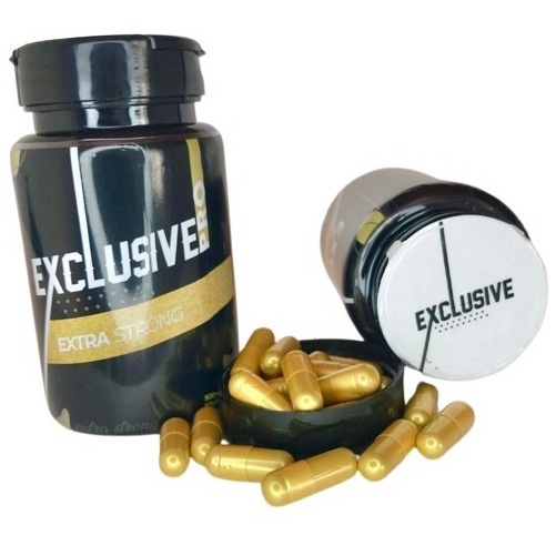 Exclusivepro Emaagrecedor Extra Strong Suplemento 30 Cápsulas Douradas