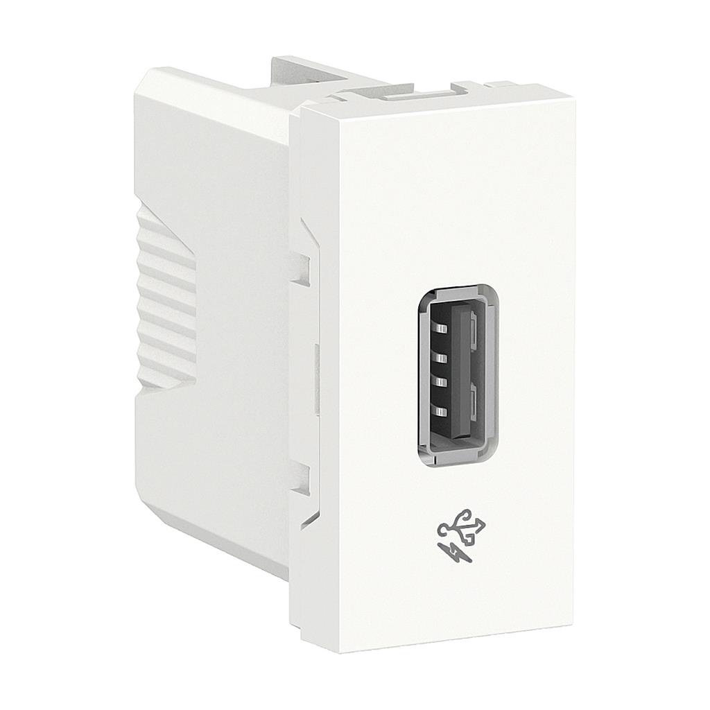 Modulo Tomada Carregador Usb Orion 1A 127-250V Branca