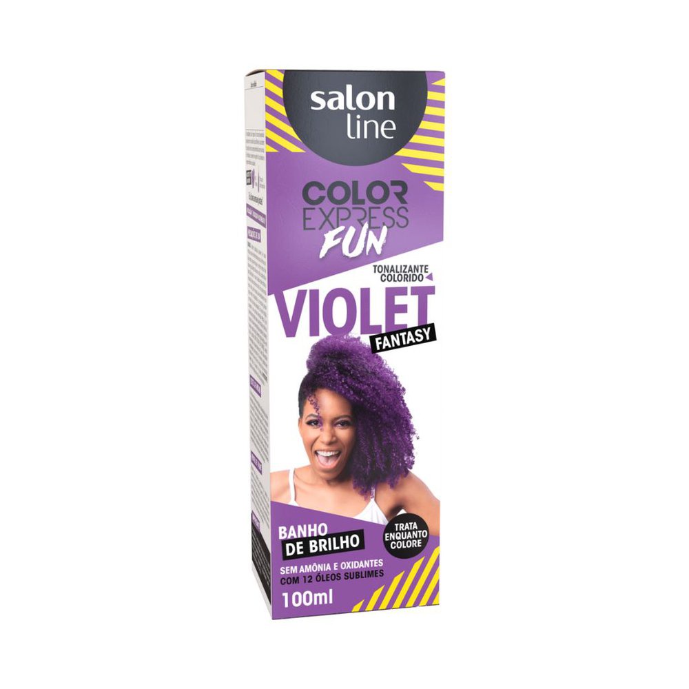 Tonalizante Color Express Fun Violet Fantasy 100ml | Shopee Brasil