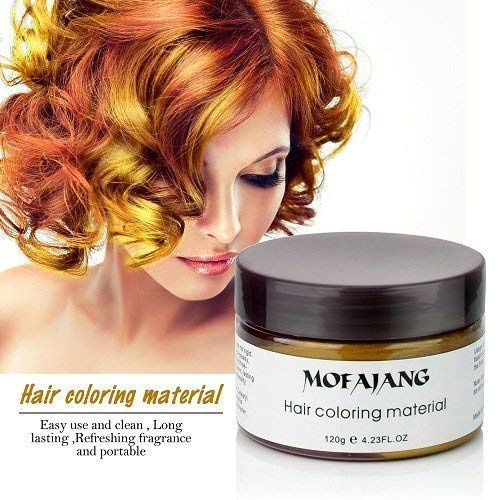Mofajang Pomada Temporária Pintle Cabelo Cor