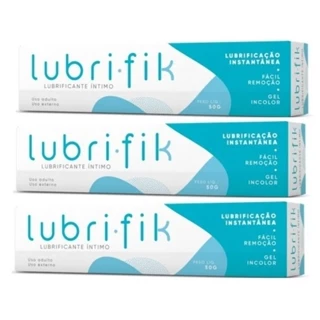 Gel Lubrificante Íntimo Prazer Sexual Lubrifik Cimed 50g - Kit 3x em Oferta na Shopee