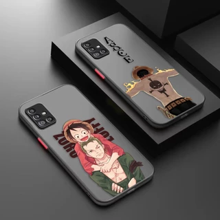Capa De Celular TPU Para Samsung Luffy Ace One Piece Anime A32 A33 A52 A53 A14 A20S A21S A22 A23 A30 A31 A42 A50 A51 A70 A70S A71 A72 A73 A50S A20 S21 S22 S23 ULTRA 4G 5G