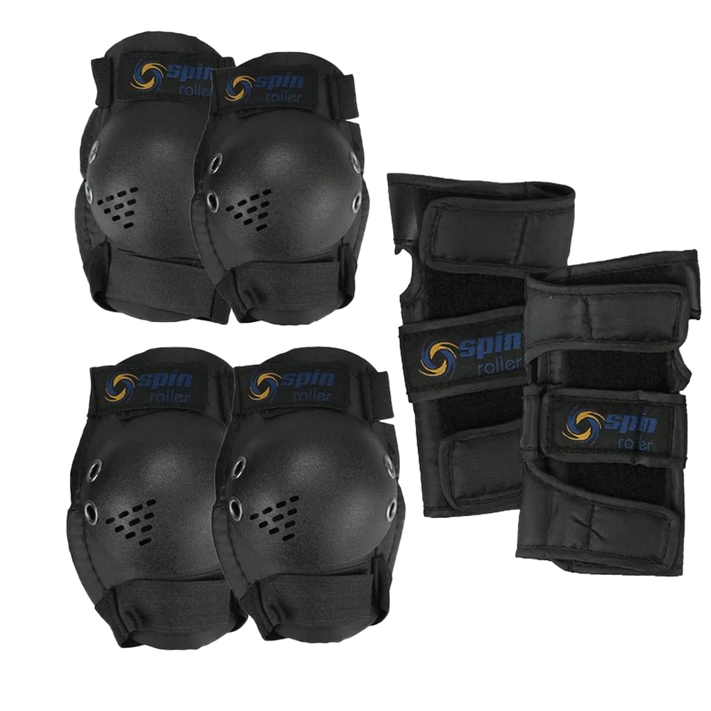 Kit Proteção SPIN sem capacete Adulto - Skate, Patins, Bike